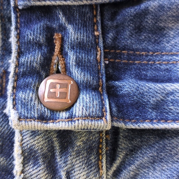 Ksubi Hi Line Mini Denim Skirt in Elixir Blue Size 30 - Picture 6 of 11